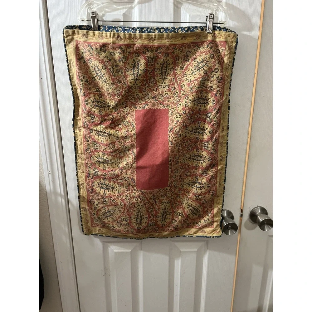 RL Chaps‎ Standard Shams Montauk Paisley Floral Reds Blue Ecru (2)